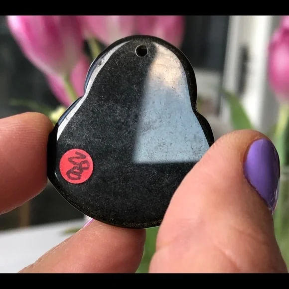 Golden Obsidian Budha Pendant NWT - Picture 2 of 3